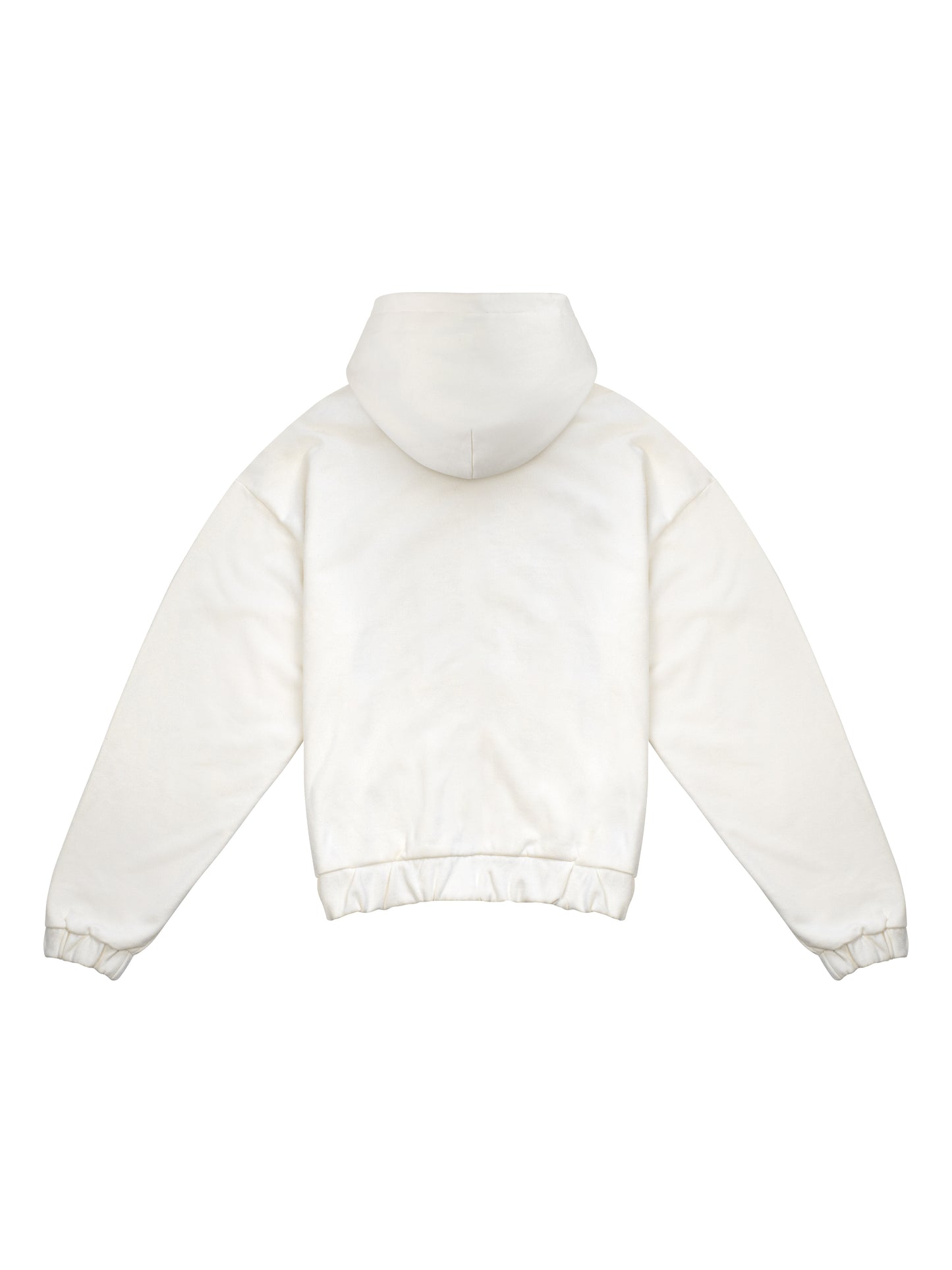 Basic Zip-Hoodie Beige